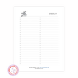 Checklist
