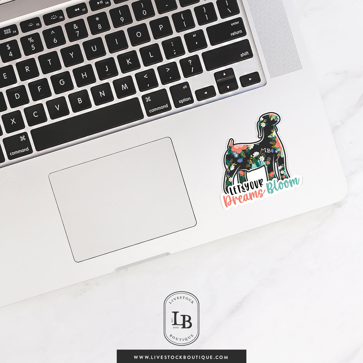 Dreams Bloom Stock Show Livestock Sticker