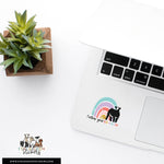 Custom Made Follow Your Rainbow Livestock Stickers Stock Show Livestock - Livestock & Co. Boutique