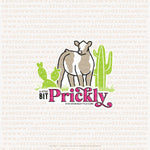 Custom Made Prickly Livestock Stickers Stock Show Livestock - Livestock & Co. Boutique
