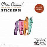 Custom Made Serape Livestock Stickers Stock Show Livestock - Livestock & Co. Boutique