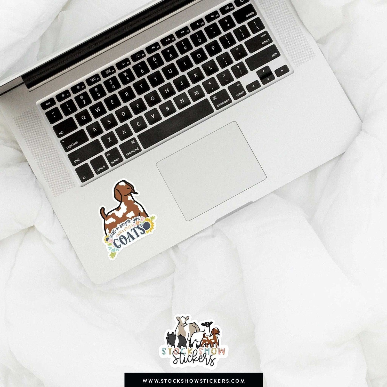 Custom Made Simple Girl Livestock Stickers Stock Show Livestock - Livestock & Co. Boutique