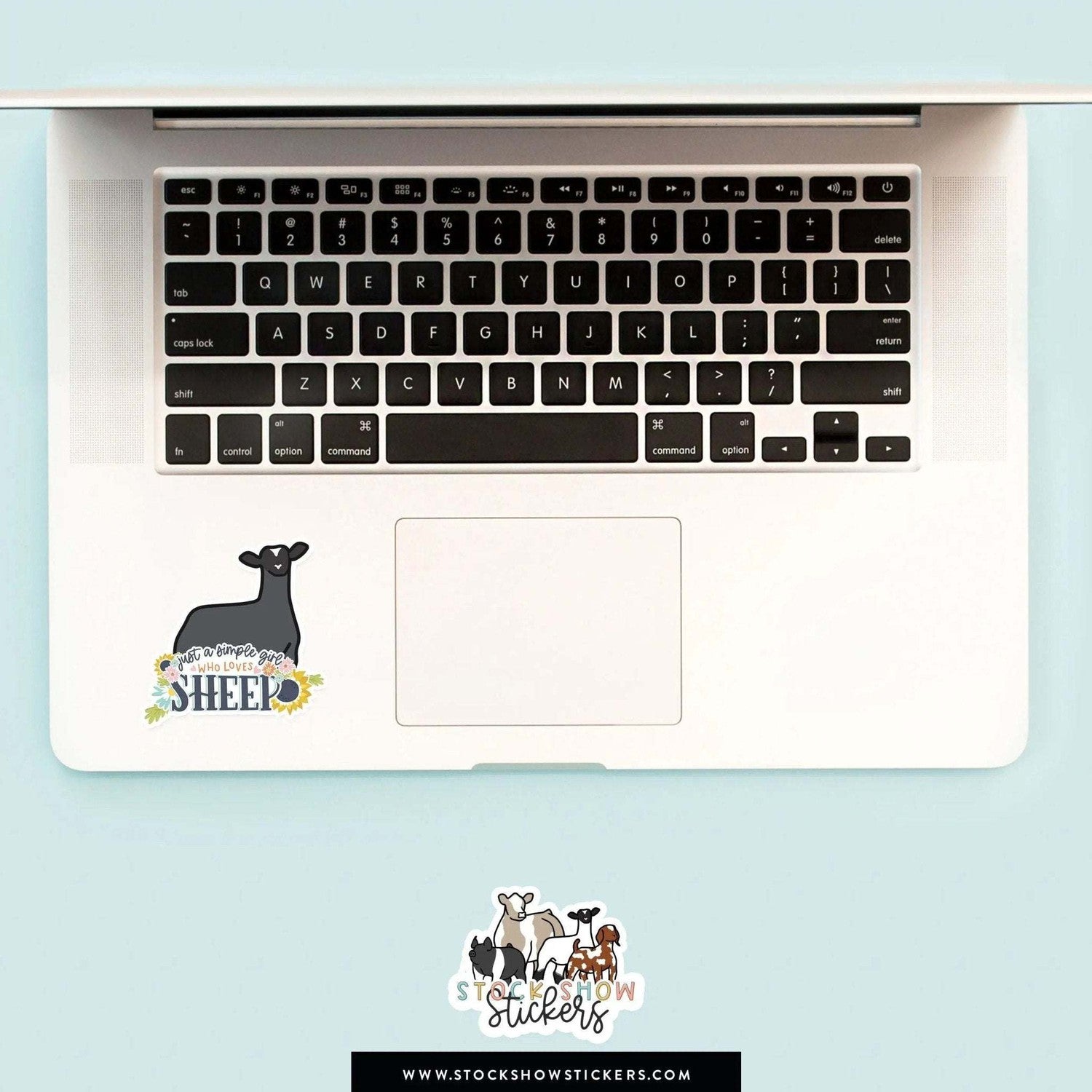 Custom Made Simple Girl Livestock Stickers Stock Show Livestock - Livestock & Co. Boutique