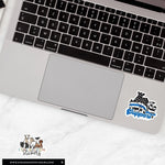 Custom Made Thin Blue Line Support Livestock Stickers Stock Show Livestock - Livestock & Co. Boutique