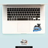 Custom Made Thin Blue Line Support Livestock Stickers Stock Show Livestock - Livestock & Co. Boutique