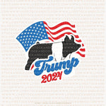 Custom Made Trump 2024 Livestock Stickers Stock Show Livestock - Livestock & Co. Boutique