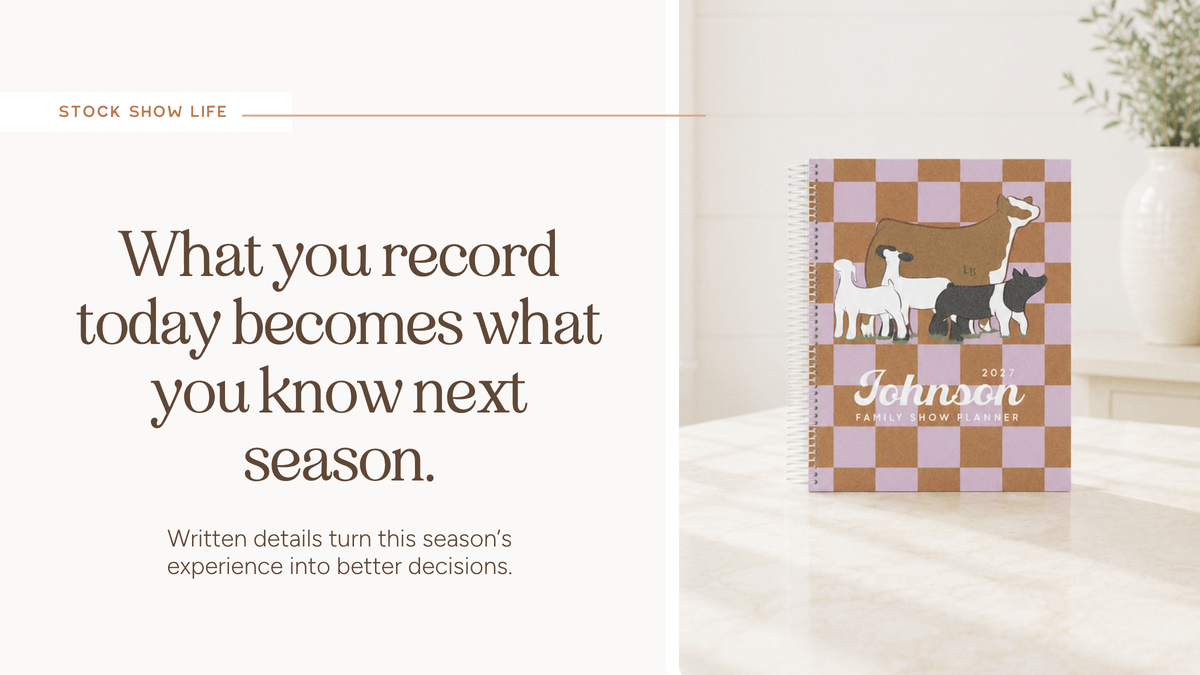 Write It Down. The Records You Keep This Season Tell a Story Worth Keeping.