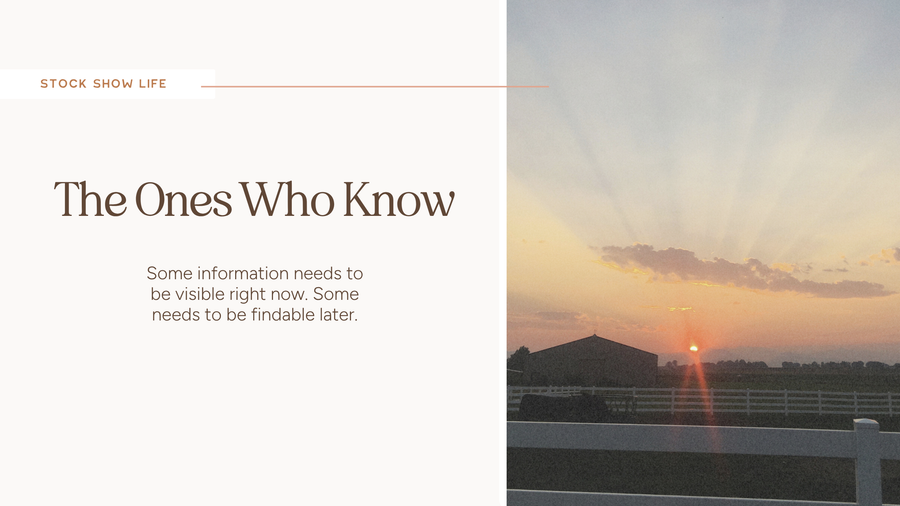 The Ones Who Know