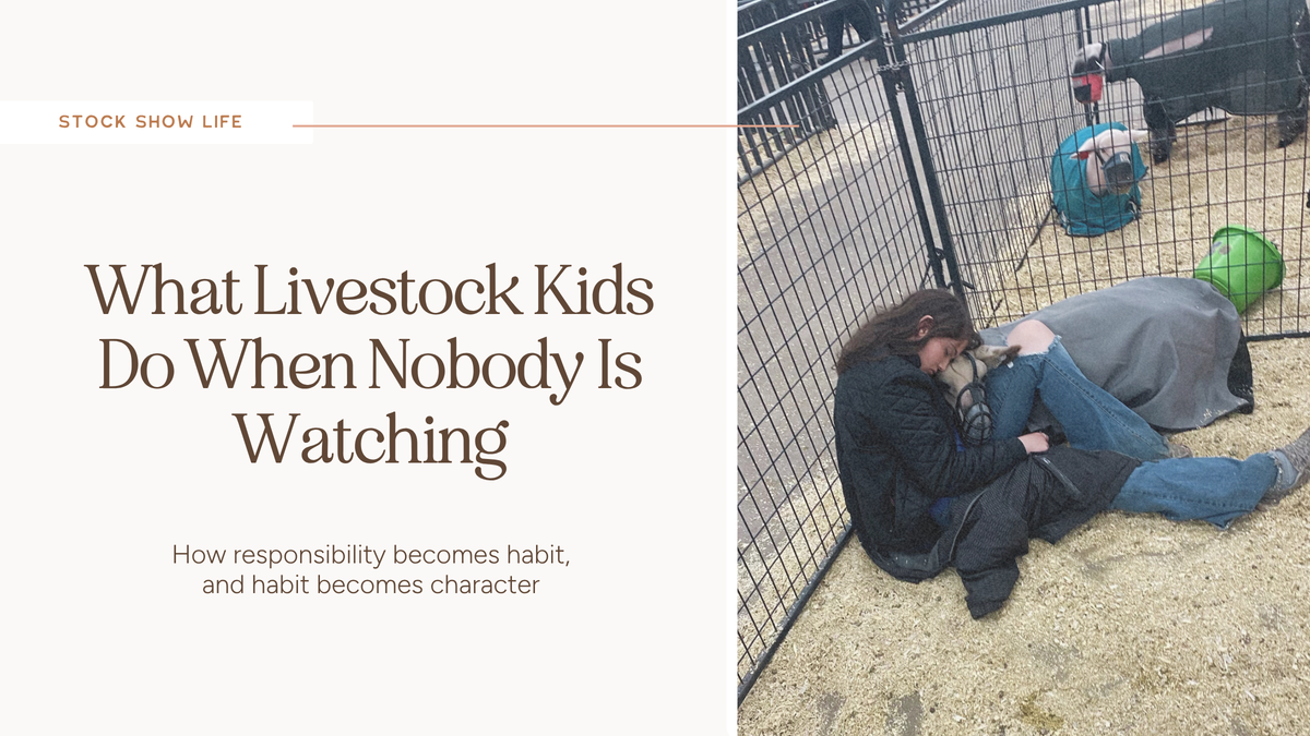 What Livestock Kids Do When Nobody Is Watching