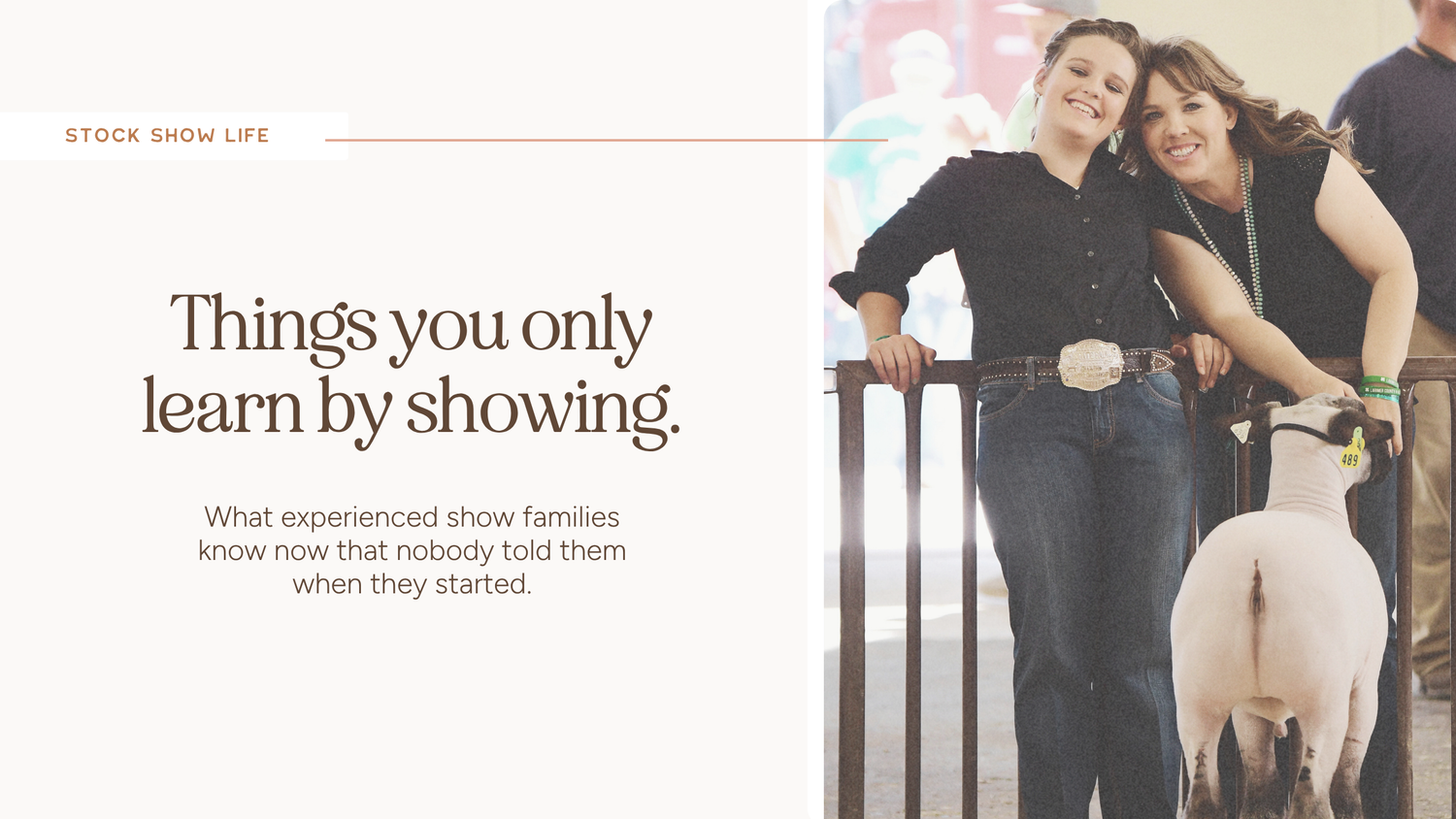 Things Experienced Show Families Forget Beginners Don't Know