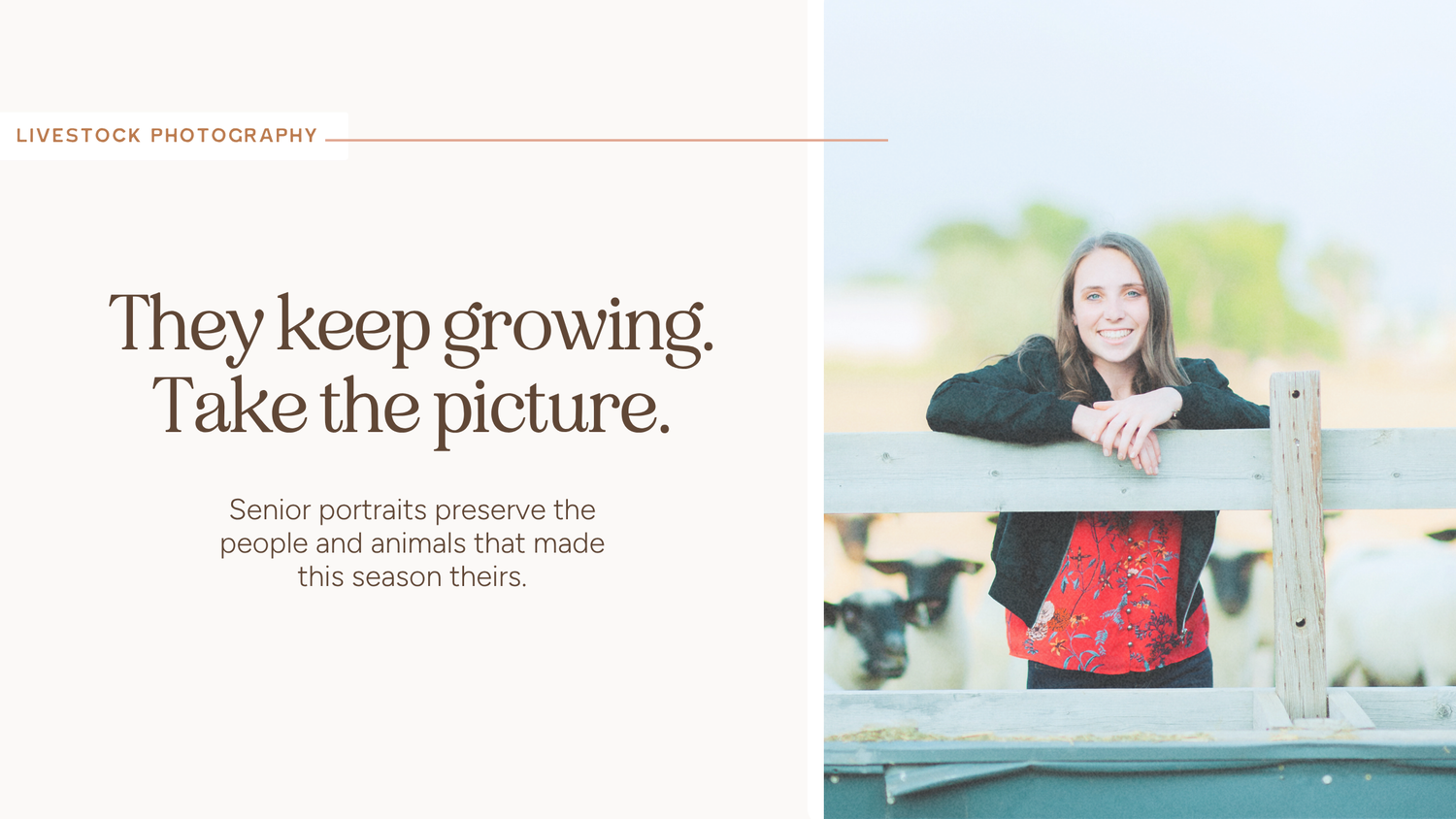 Senior Girl Livestock Session