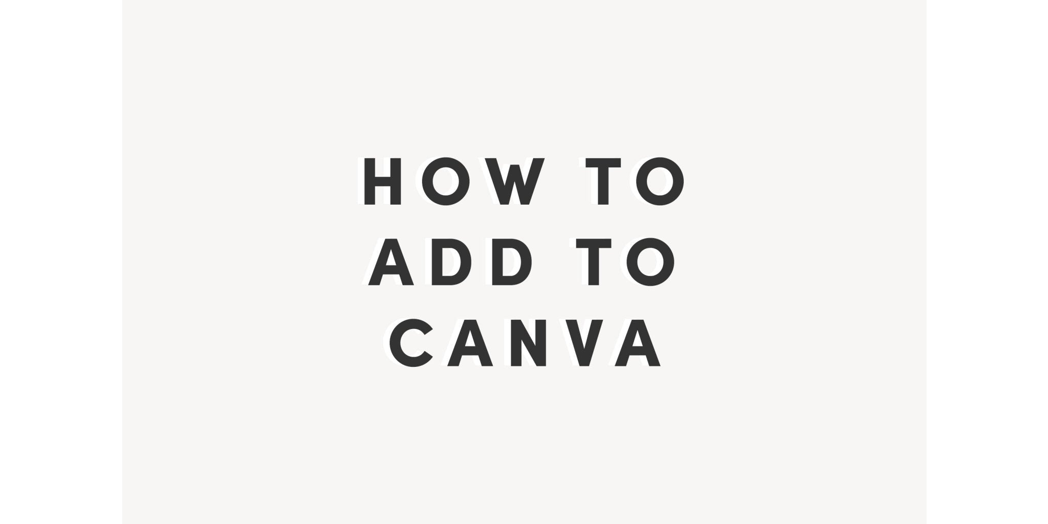 How do I add a template to my Canva account? - Livestock & Co.