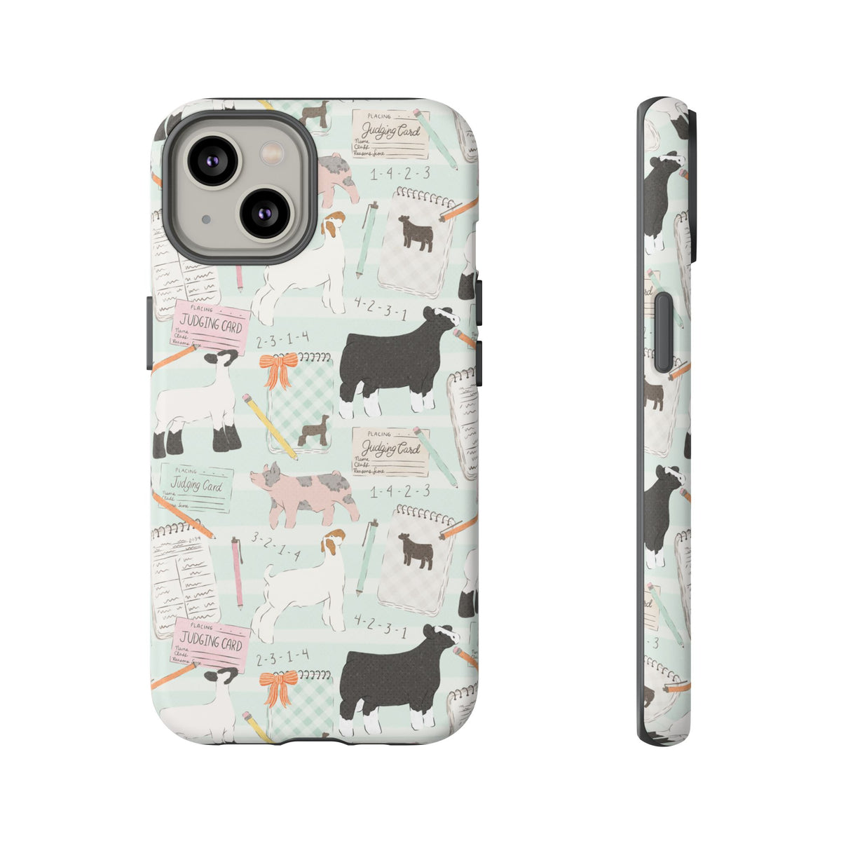 Livestock Judging Phone Case - Mint