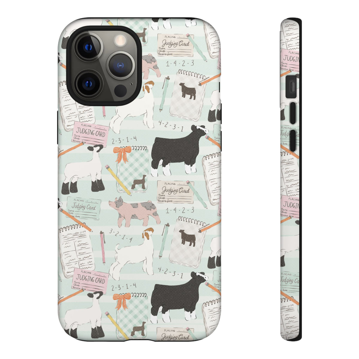 Livestock Judging Phone Case - Mint
