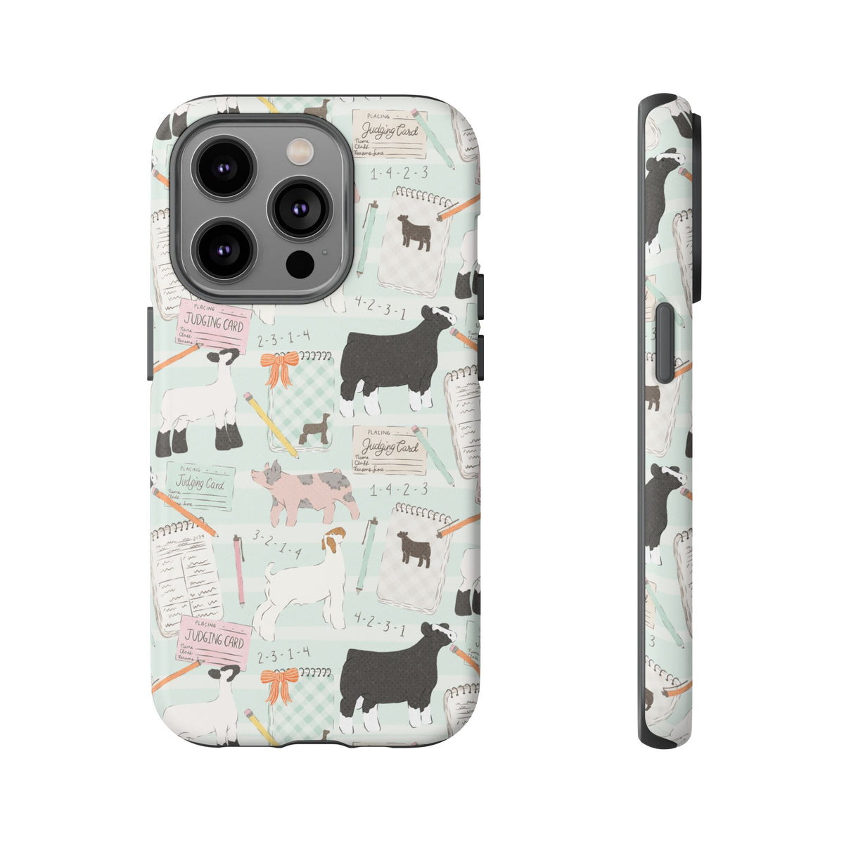 Livestock Judging Phone Case - Mint