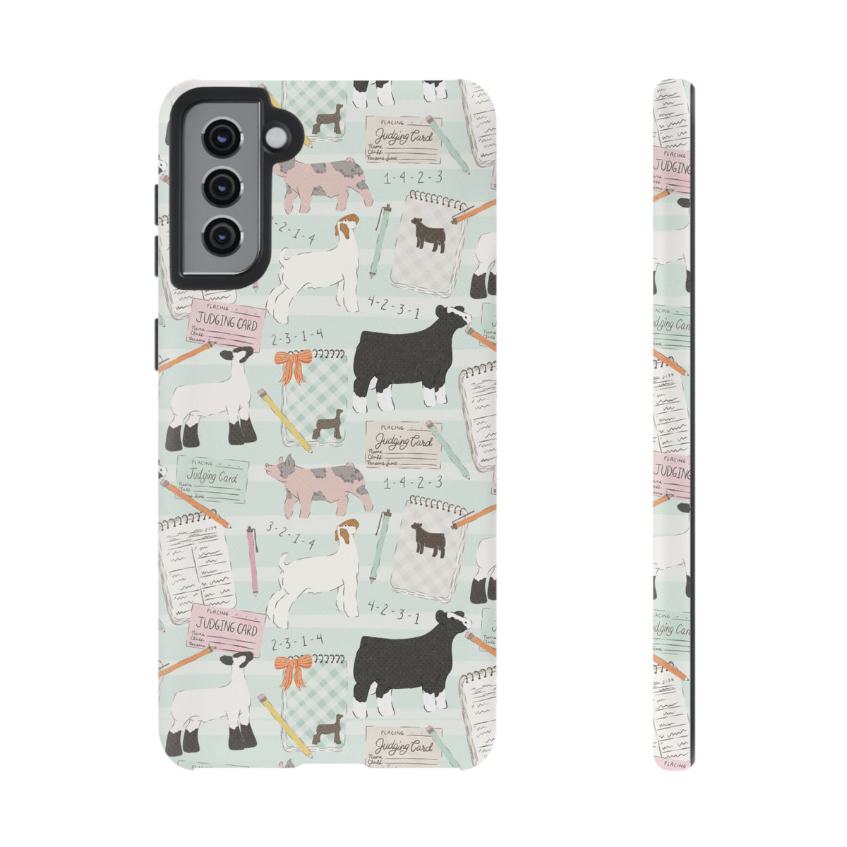 Livestock Judging Phone Case - Mint