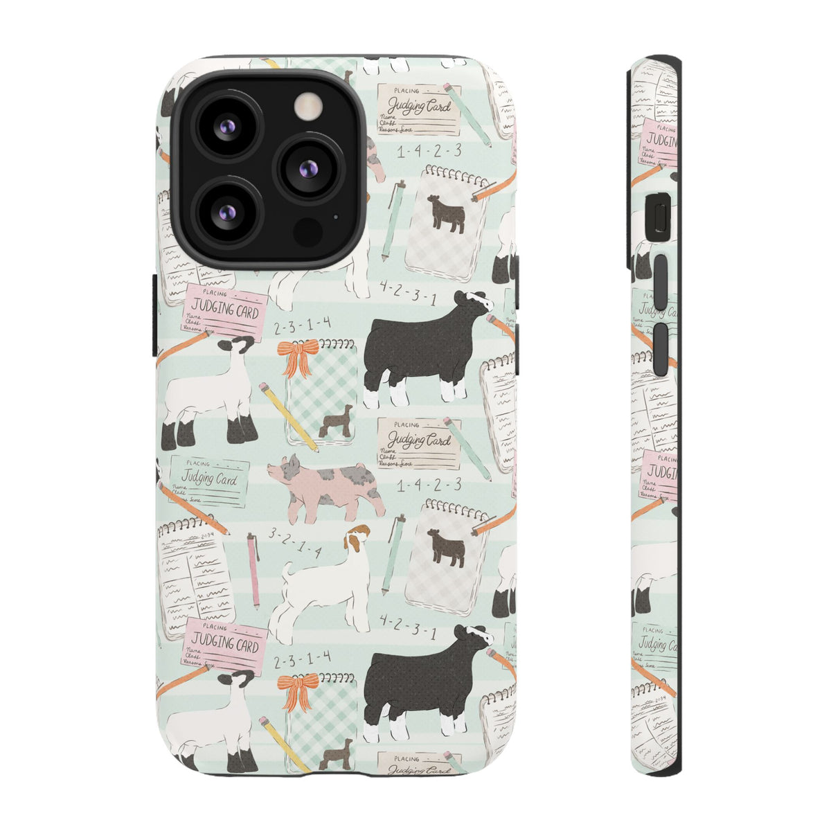 Livestock Judging Phone Case - Mint