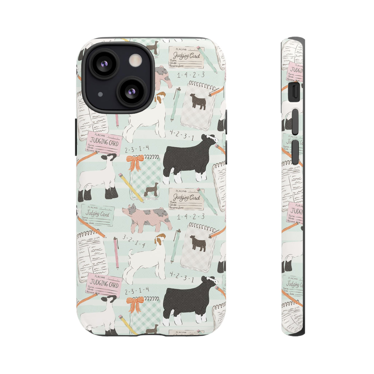 Livestock Judging Phone Case - Mint