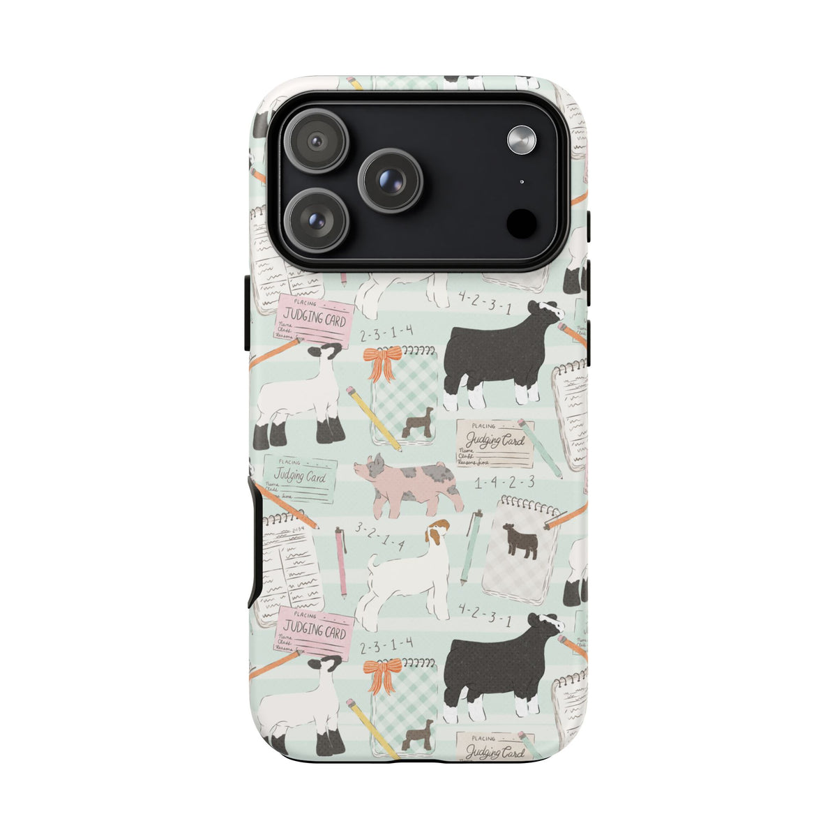 Livestock Judging Phone Case - Mint