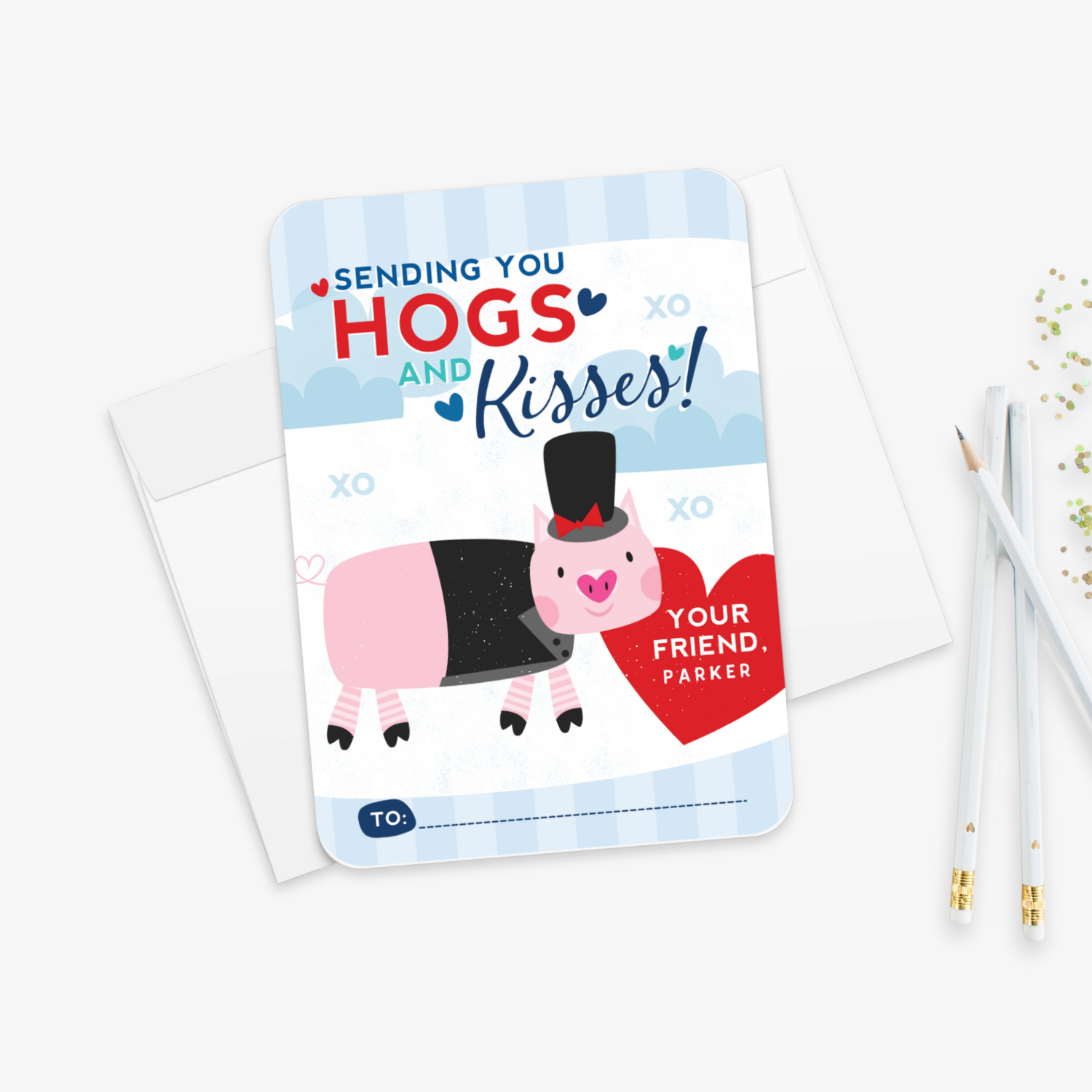 Stock Show Valentine Cards