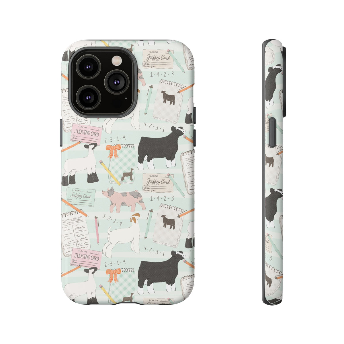 Livestock Judging Phone Case - Mint