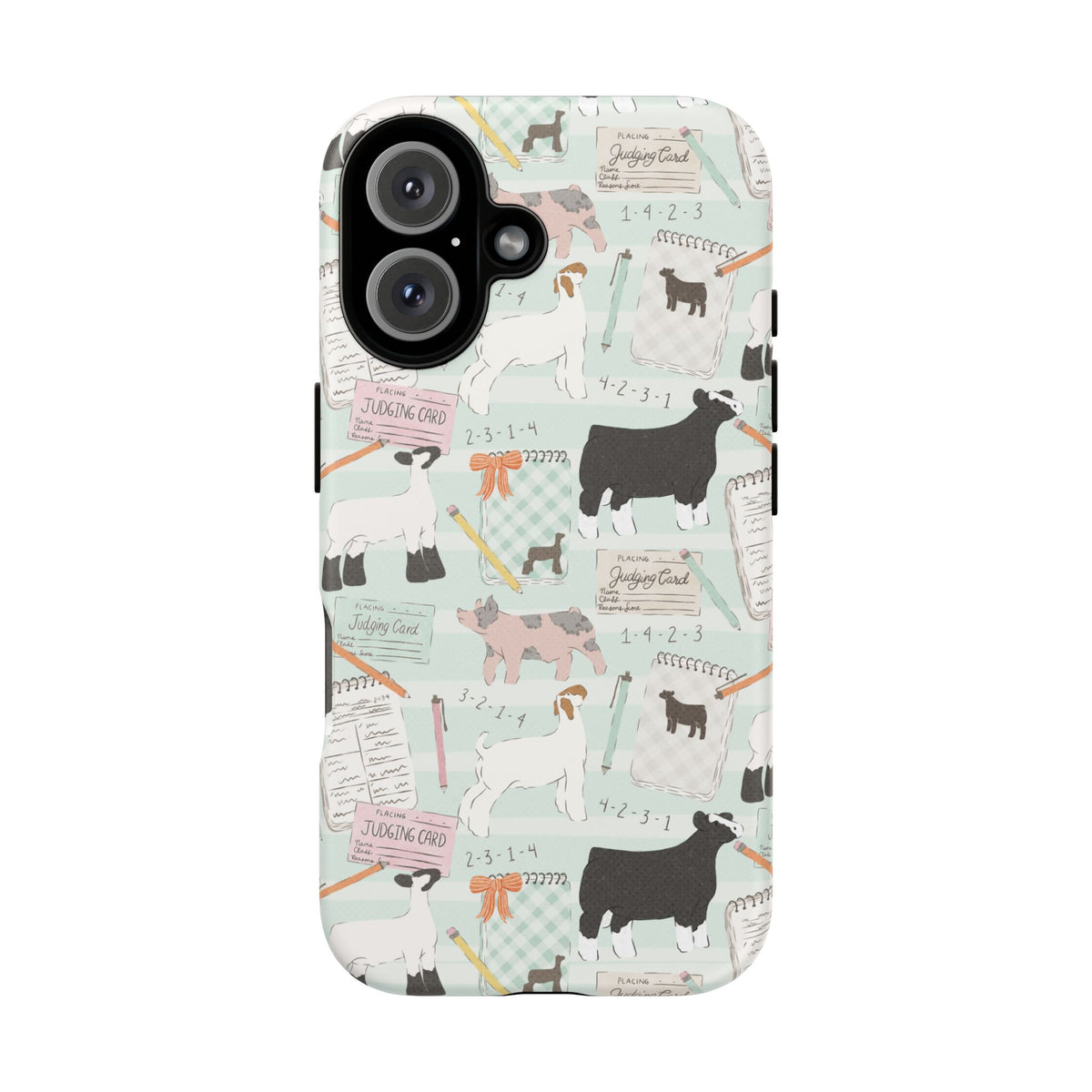 Livestock Judging Phone Case - Mint
