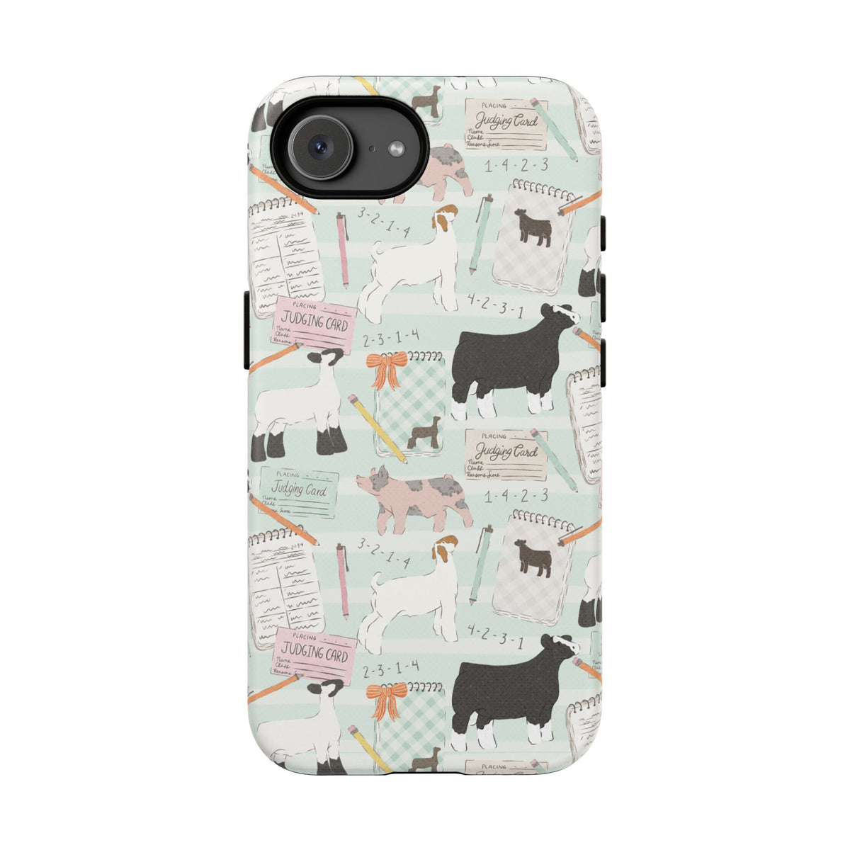 Livestock Judging Phone Case - Mint