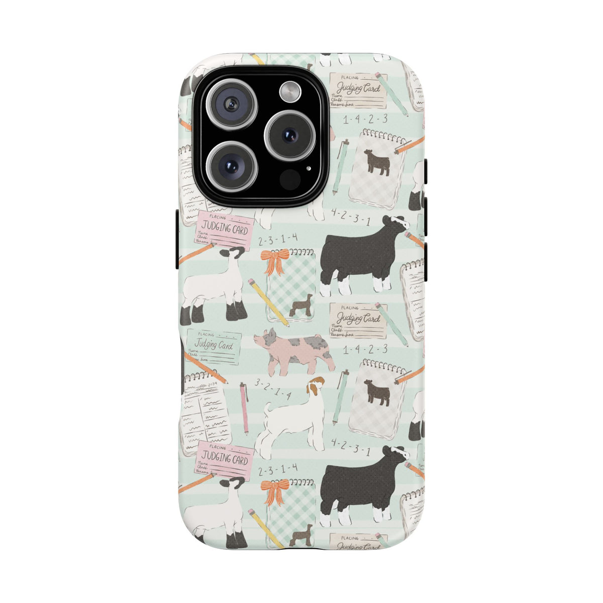 Livestock Judging Phone Case - Mint