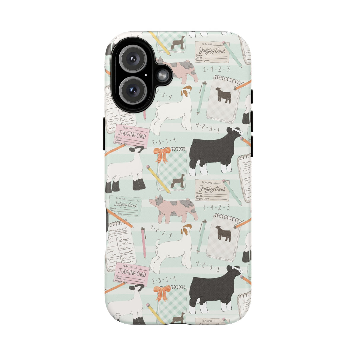 Livestock Judging Phone Case - Mint