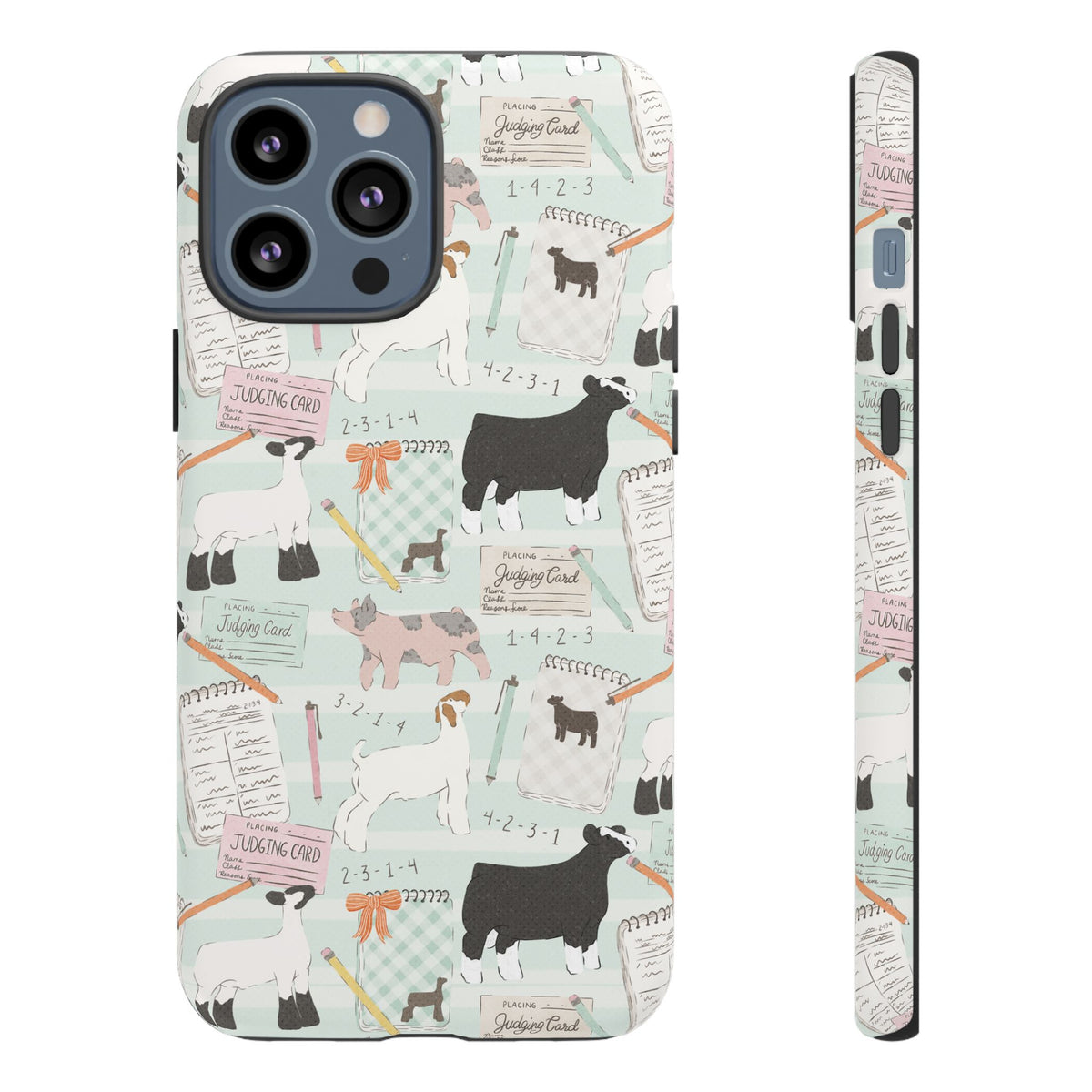 Livestock Judging Phone Case - Mint