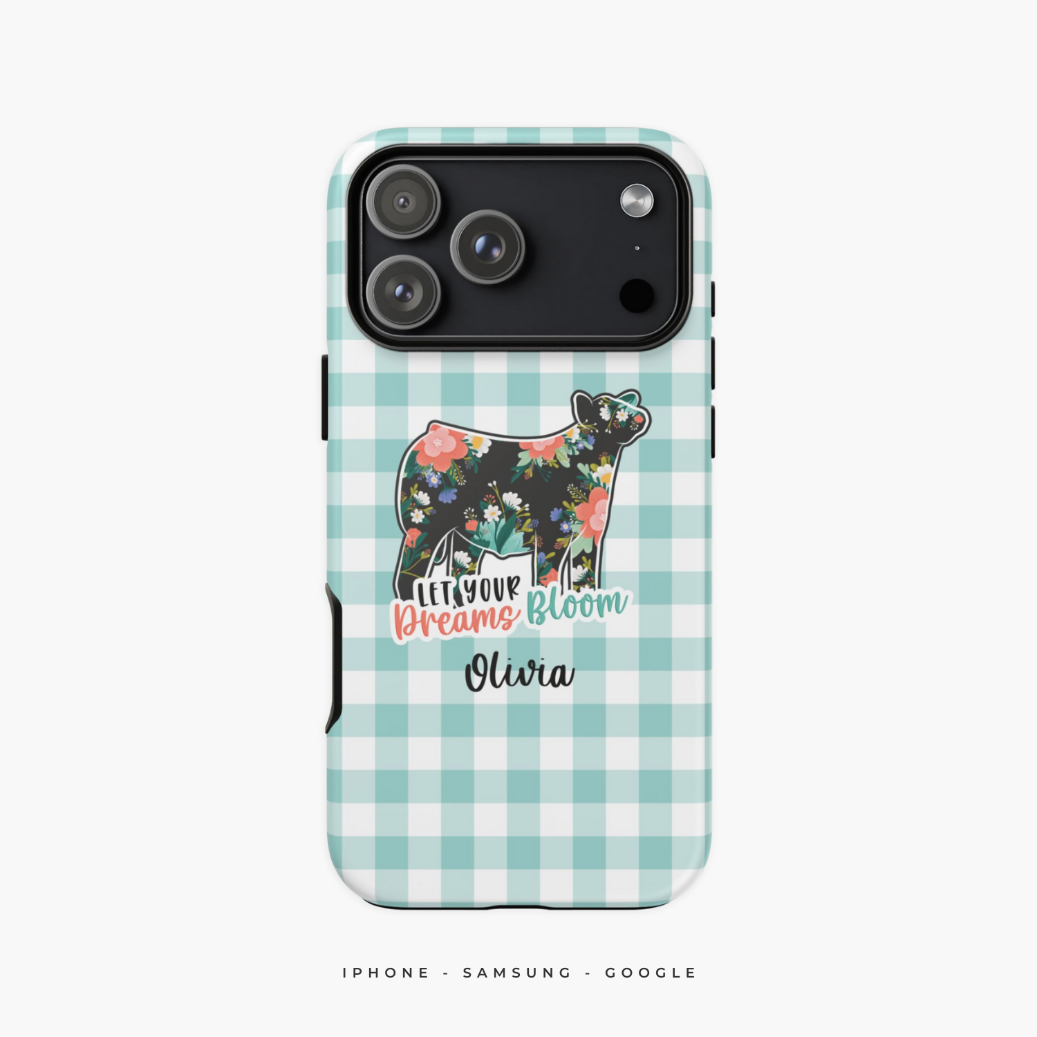 Personalized Livestock Phone Case - Dreams Bloom