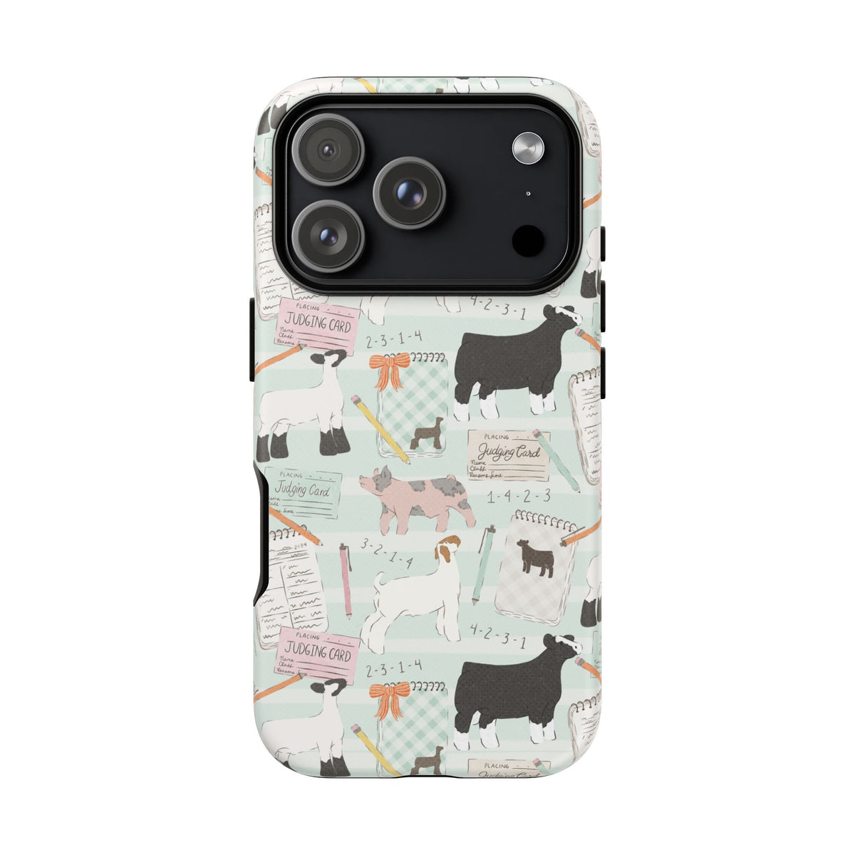 Livestock Judging Phone Case - Mint