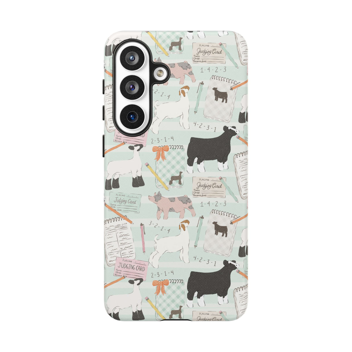 Livestock Judging Phone Case - Mint