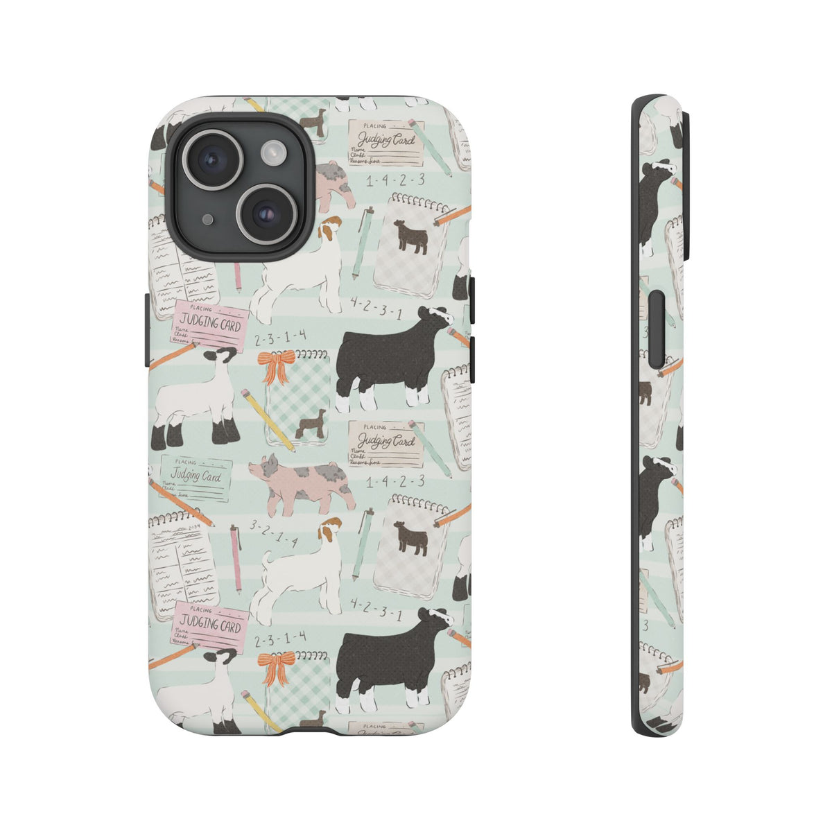Livestock Judging Phone Case - Mint