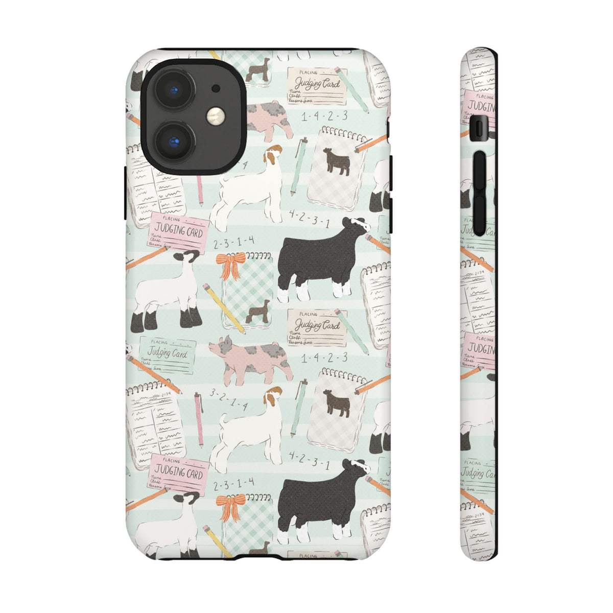Livestock Judging Phone Case - Mint