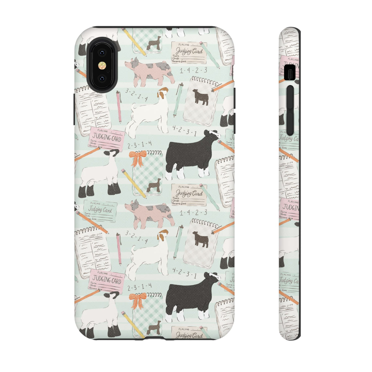 Livestock Judging Phone Case - Mint