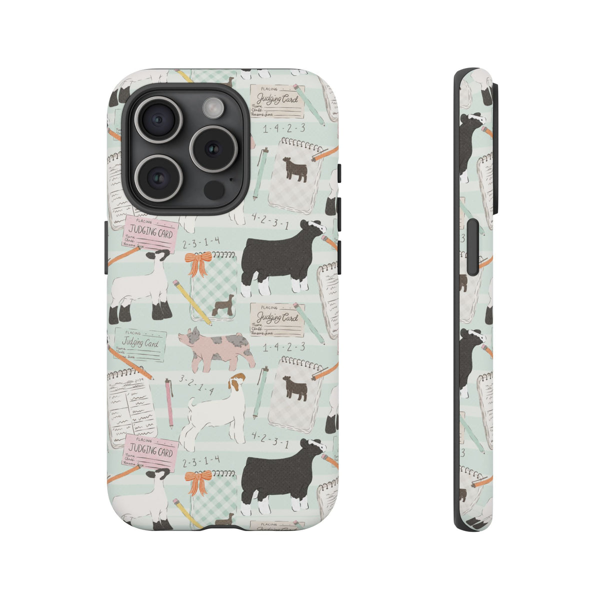 Livestock Judging Phone Case - Mint