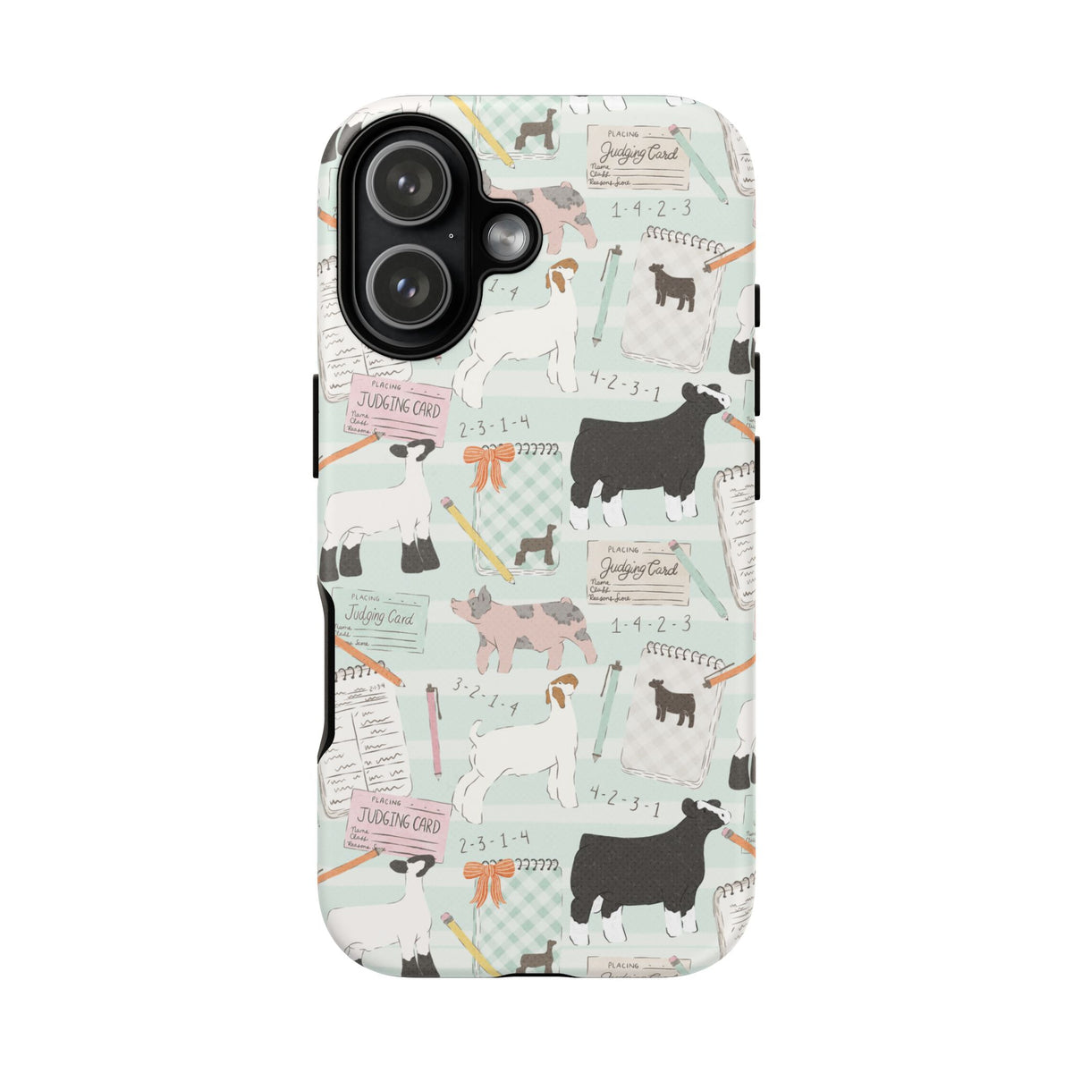 Livestock Judging Phone Case - Mint