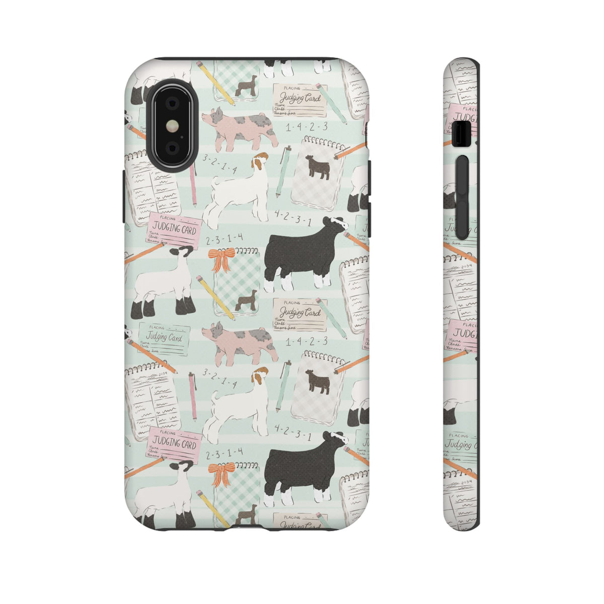 Livestock Judging Phone Case - Mint