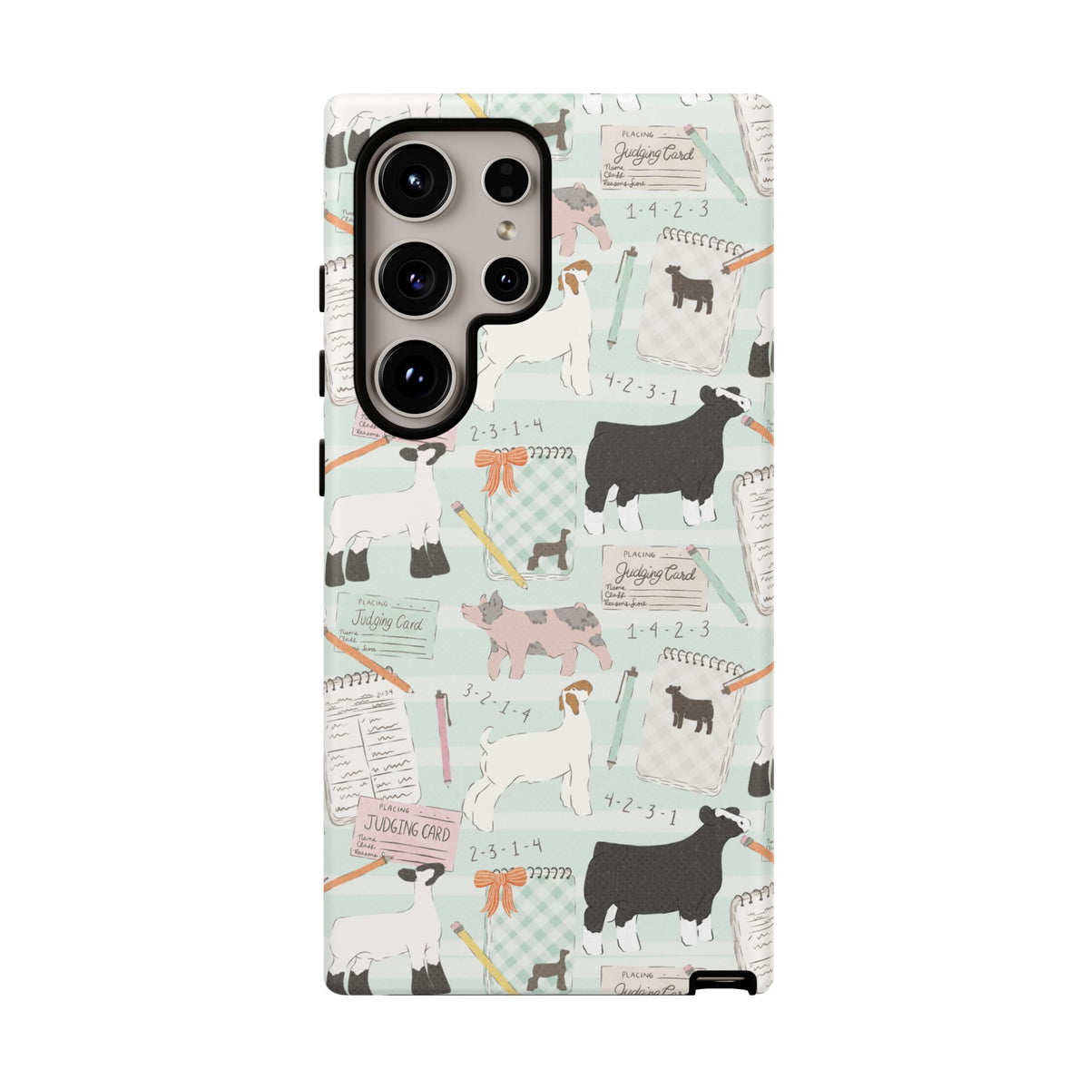 Livestock Judging Phone Case - Mint