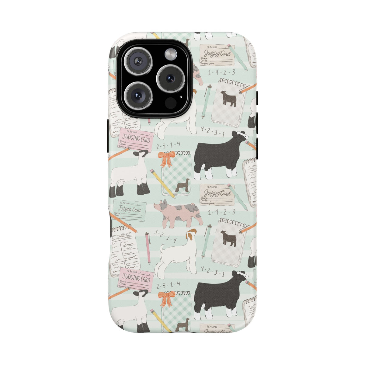 Livestock Judging Phone Case - Mint