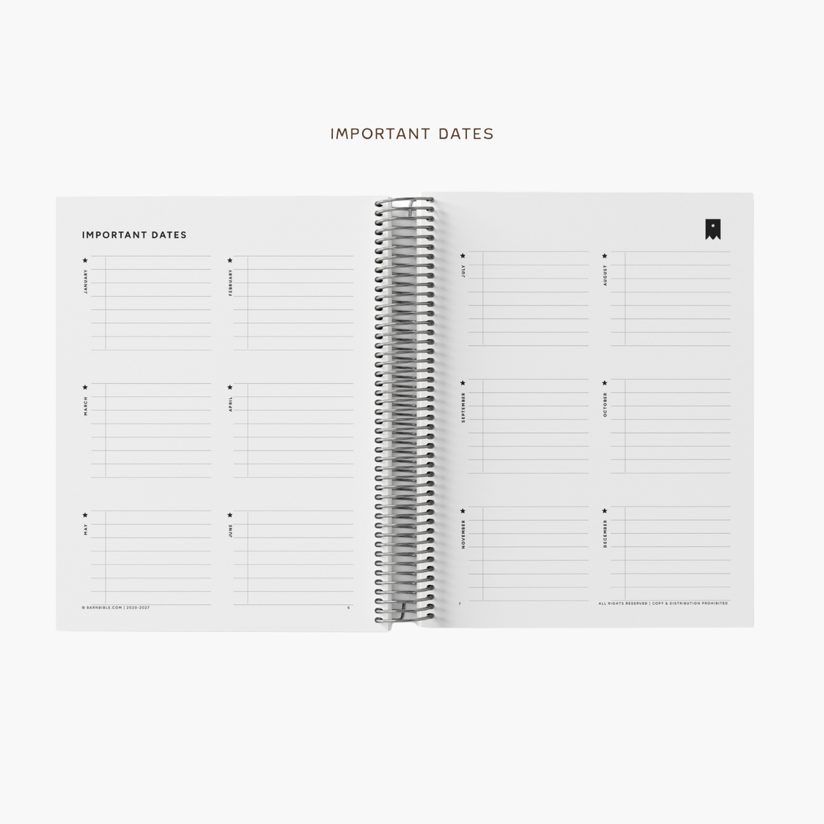 Personalized Weekly Planner for Livestock Families | Barn Bible™