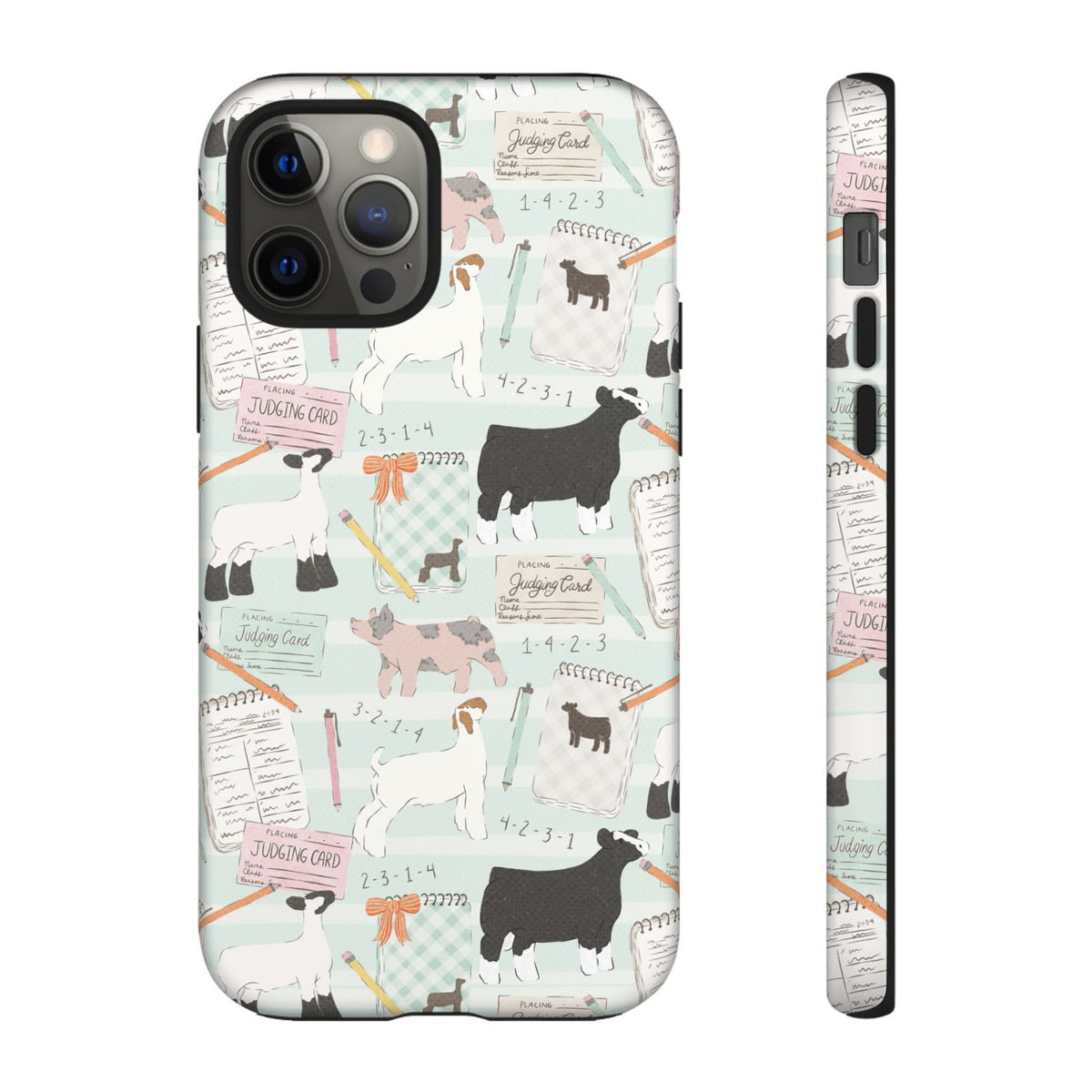Livestock Judging Phone Case - Mint