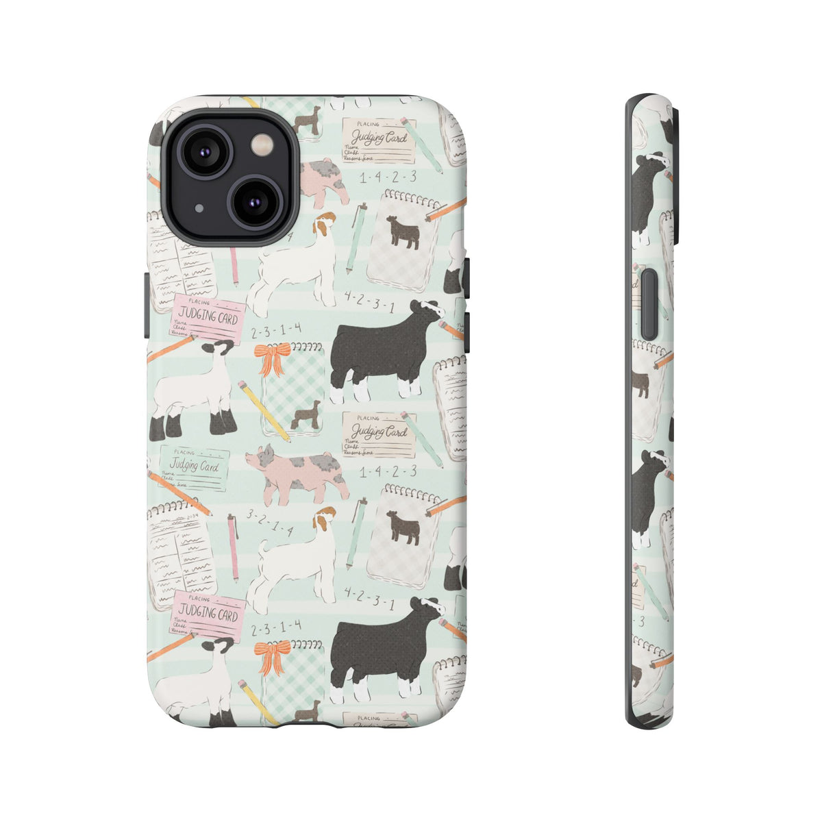 Livestock Judging Phone Case - Mint
