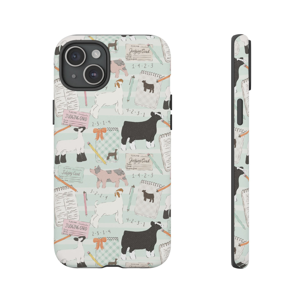 Livestock Judging Phone Case - Mint