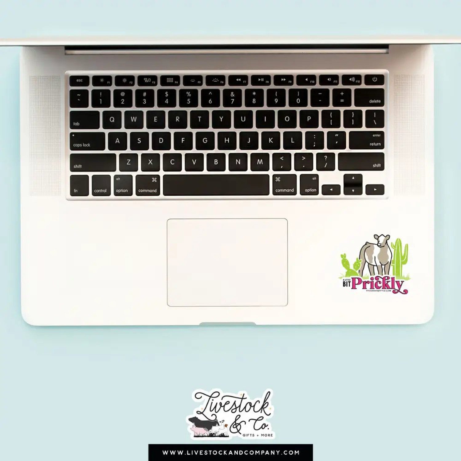 A Little Bit Prickly Stock Show Livestock Sticker
