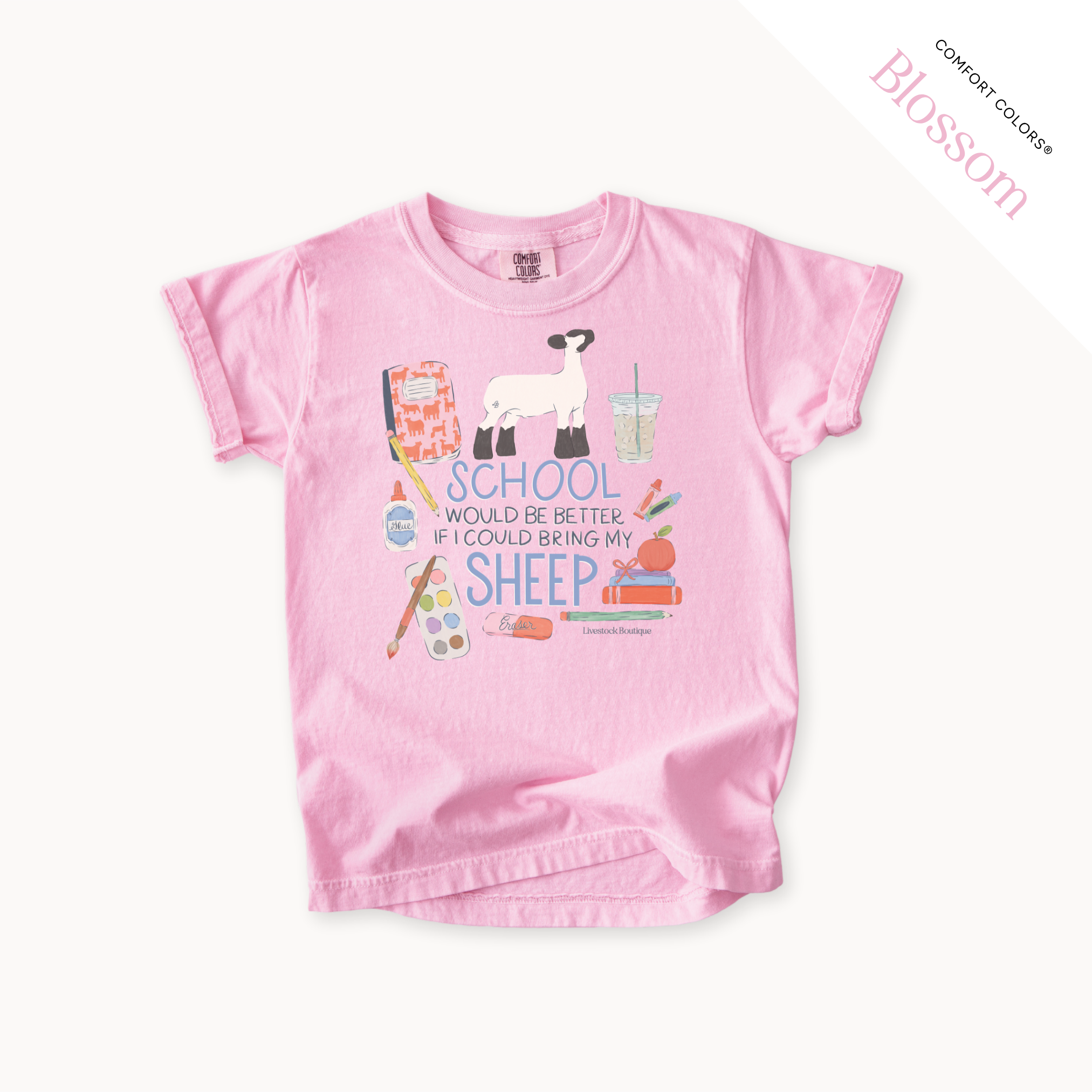 School Would Be Better Sheep - Youth T-Shirt