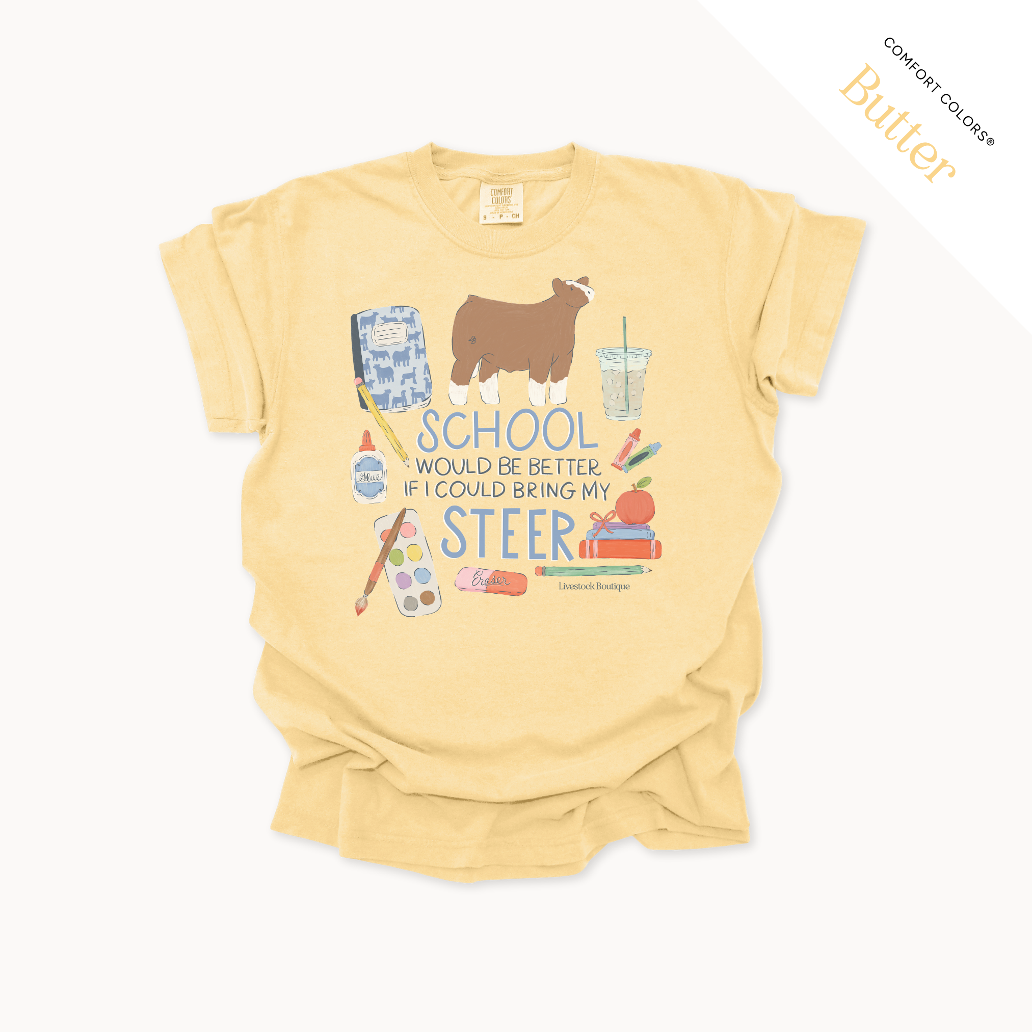 School Would Be Better Steer - Adult Shirts
