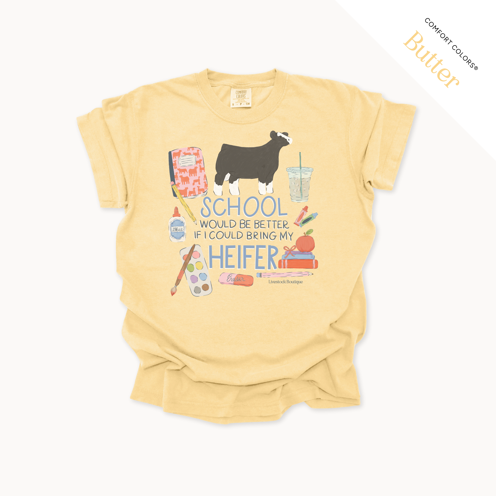 School Would Be Better Heifer - Adult Shirts