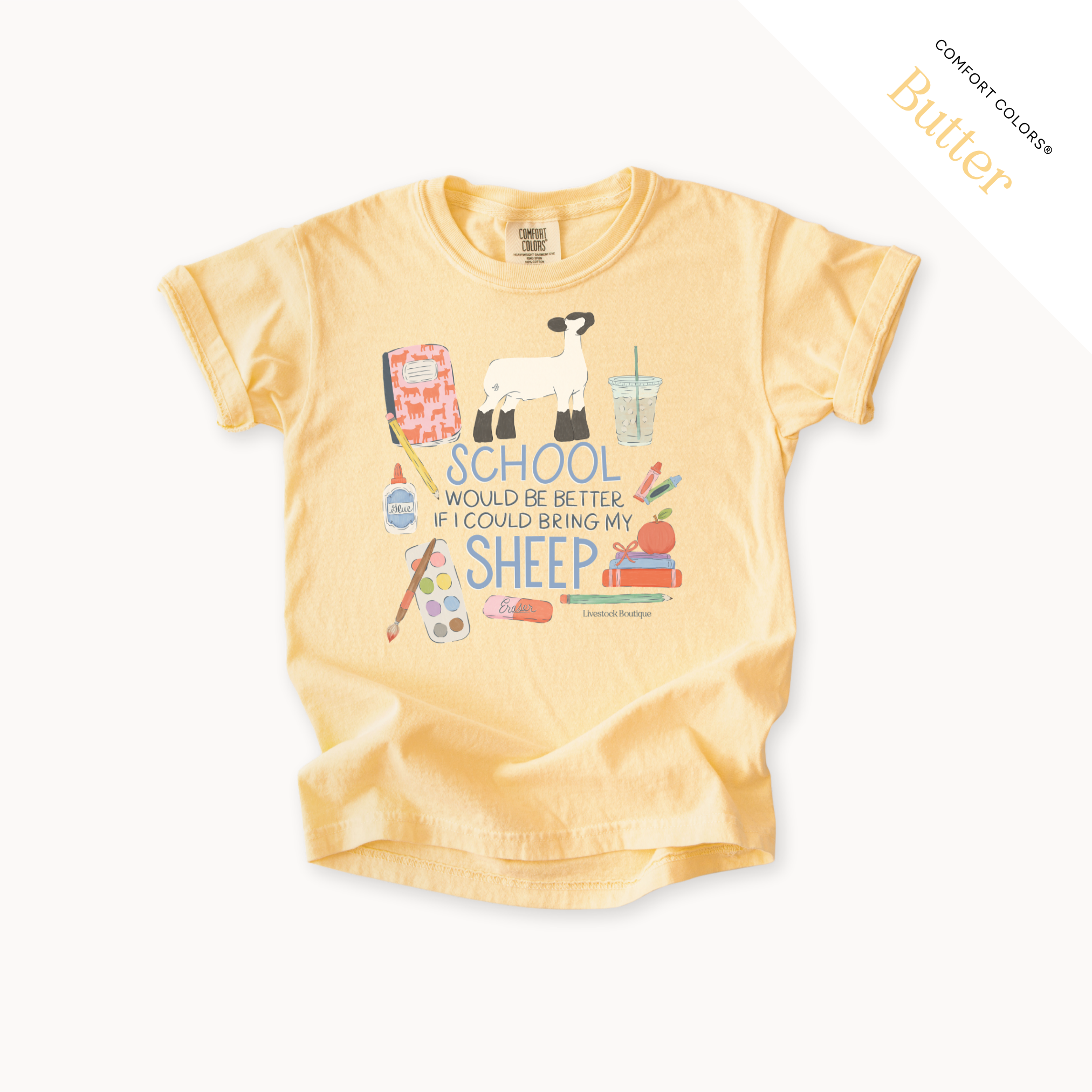 School Would Be Better Sheep - Youth T-Shirt